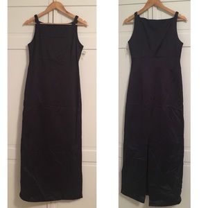 NWT John Bartlett navy maxi dress (size 40/6)